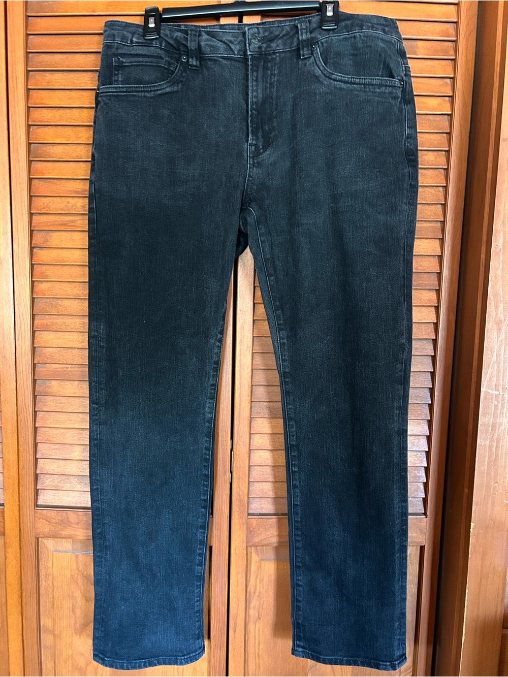 Buffalo David Bitton Men's Black Straight-Leg Jeans